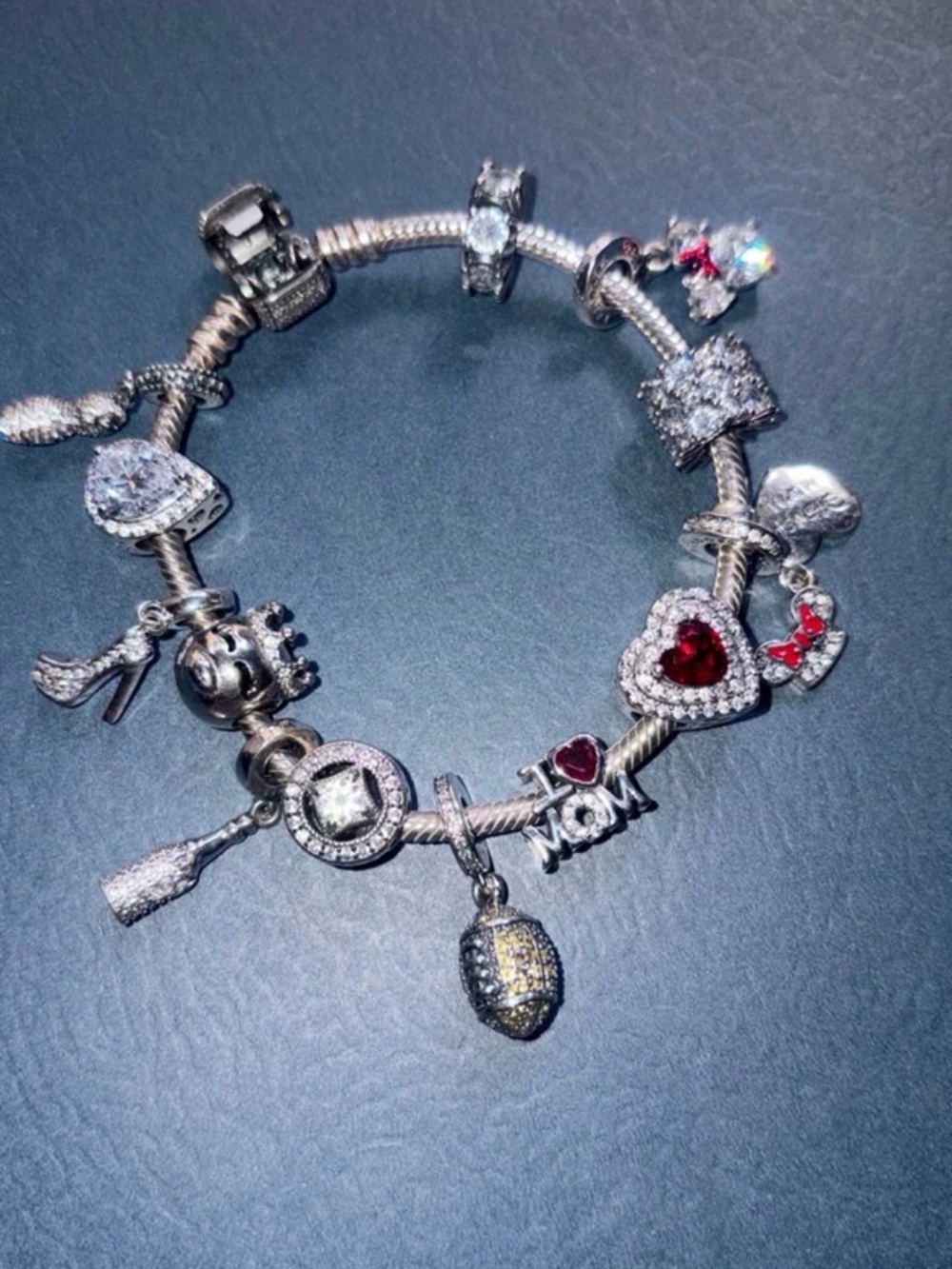 Beautiful Pandora Sparkling Barrel Pre Styled Bracelet S925 - Picture 9 of 11